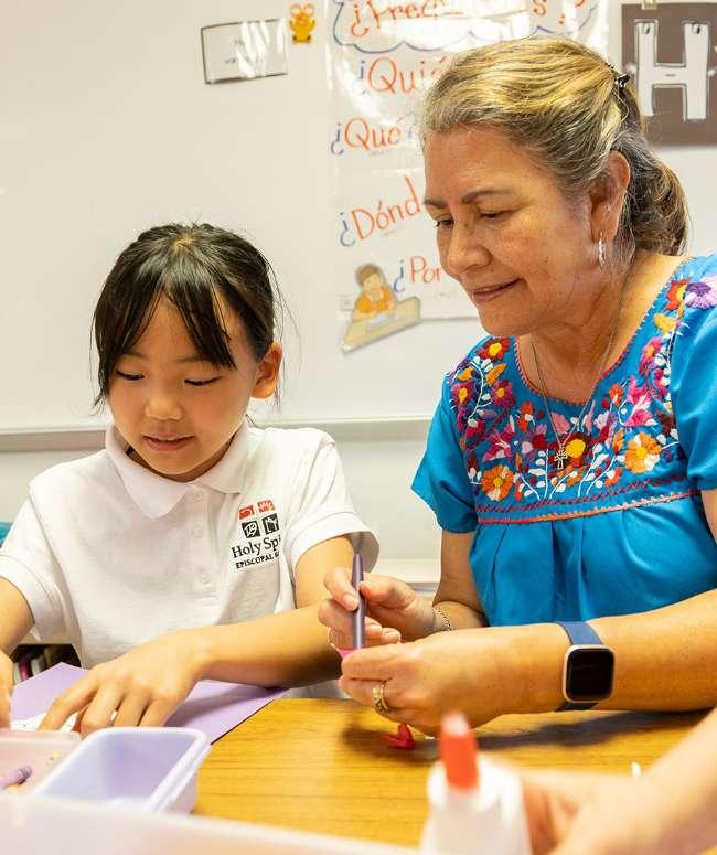 All the teachers have real conversations with the children because they have the time. In that smaller environment, the kids are able to talk through what they’re thinking or questioning.  -HSES PARENT